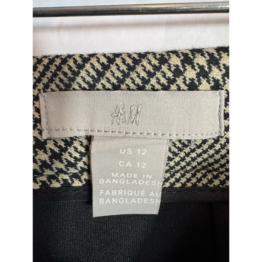 H&M Houndstooth Women's Skirt Size 12 - Picture 3 of 4